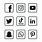 Black White Png Icons